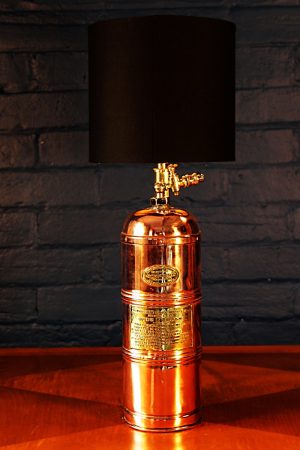 Muratori Brass & Copper Sprayer Table Lamp for sale