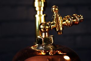 Muratori Brass & Copper Sprayer Table Lamp for sale 5