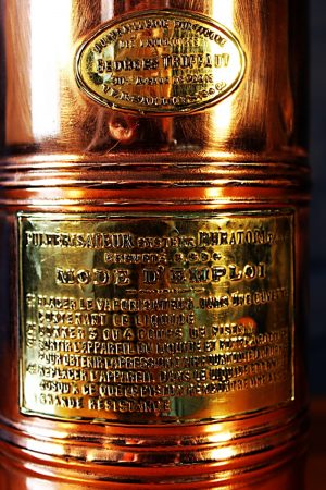 Muratori Brass & Copper Sprayer Table Lamp for sale 6