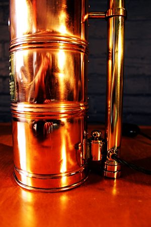 Muratori Brass & Copper Sprayer Table Lamp for sale 7