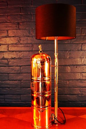 Muratori Brass & Copper Sprayer Table Lamp for sale 12