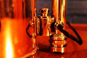 Muratori Brass & Copper Sprayer Table Lamp for sale 17