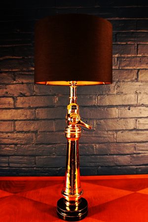 Brass & Copper fire nozzle lamp for sale 1