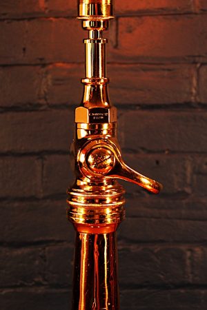 Brass & Copper fire nozzle lamp for sale 3