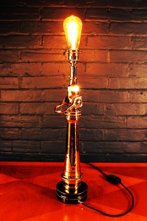 Brass & Copper fire nozzle lamp for sale 4