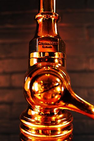 Brass & Copper fire nozzle lamp for sale 6