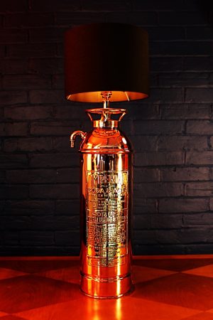 Imperial fire extinguisher lamp for sale