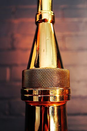 Brass fire branch table lamp for sale 3