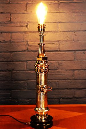 Merryweather London Nozzle table lamp for sale 11