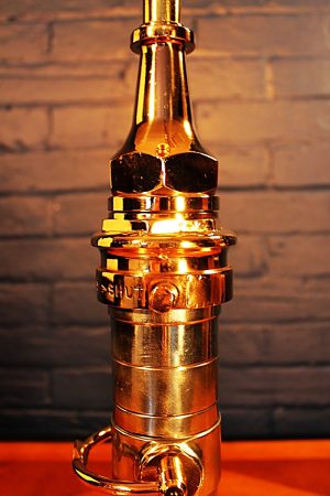 Merryweather London Nozzle table lamp for sale 14