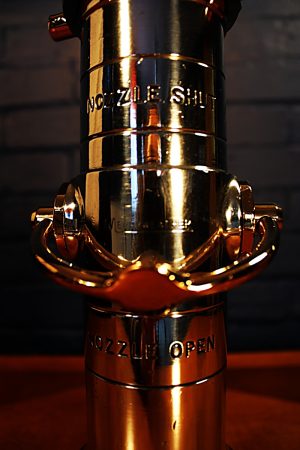 Merryweather London Nozzle table lamp for sale 3