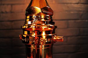 Merryweather London Nozzle table lamp for sale 4