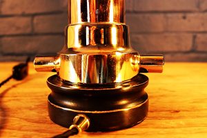 Shand Mason fire branch table lamp for sale 7