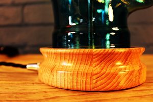 Glass display head table lamp 10