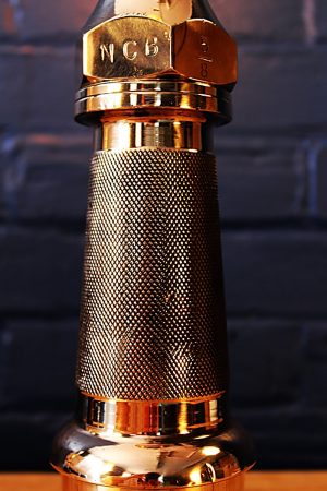 Knurled Brass Fire Branch Table Lamp for sale 6