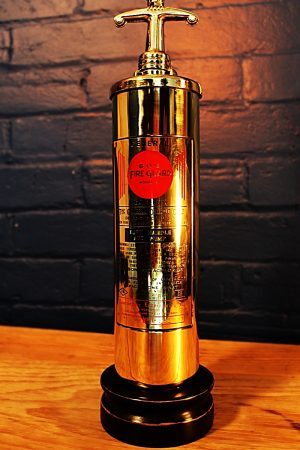 SOS Fire Guard Extinguisher Table Lamp for sale