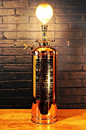 Waterloo fire extinguisher table lamp 10