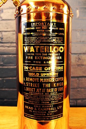 Waterloo fire extinguisher table lamp 3