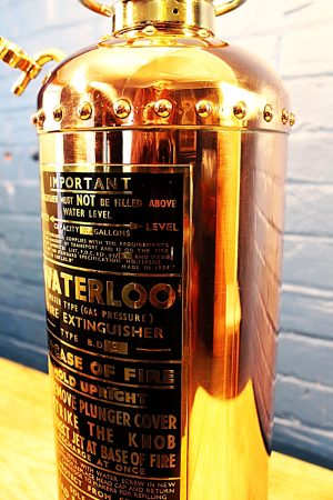 Waterloo fire extinguisher table lamp 2