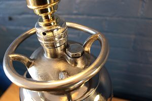 Steel fire extinguisher table lamp 16
