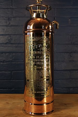 Buffalo fire extinguisher table lamp for sale 3