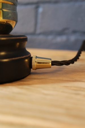 Electrex transport fire extinguisher brass table lamp 8