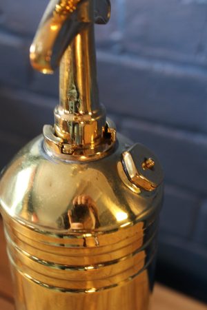 Electrex transport fire extinguisher brass table lamp 9