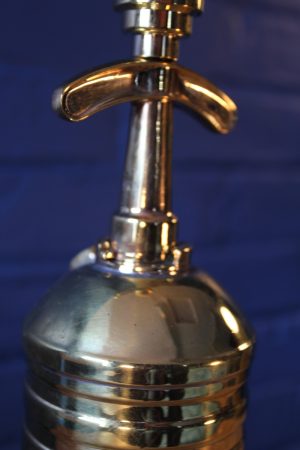 Electrex transport fire extinguisher brass table lamp 10