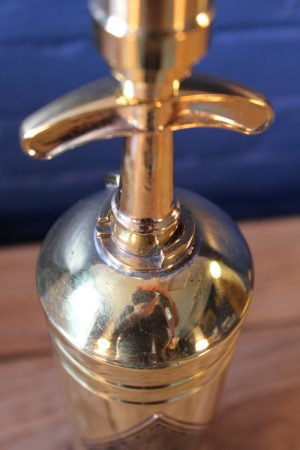 Electrex transport fire extinguisher brass table lamp 11