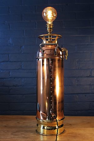 Badger fire extinguisher copper brass for sale 2