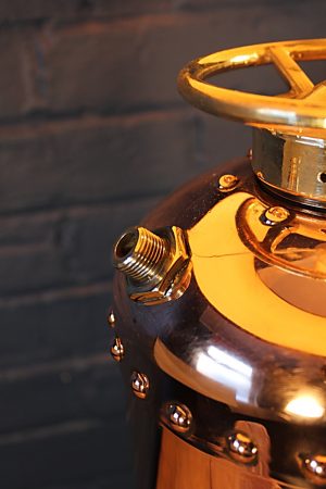 Waterloo copper brass fire extinguisher lamp 4