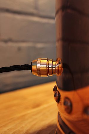 Waterloo copper brass fire extinguisher lamp 5