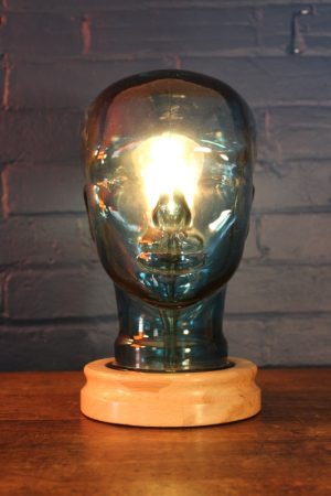 Blue Glass head lamp