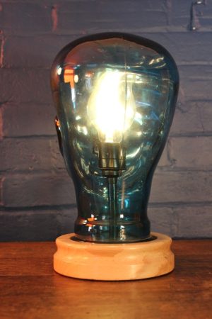 Blue Glass head lamp 3