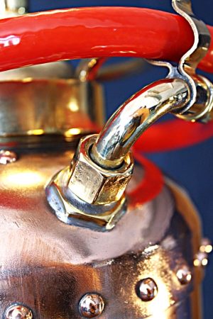 Read Campbell fire extinguisher table lamp for sale 6