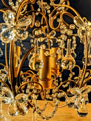 Wire cage chandelier 3