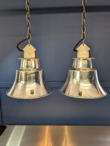 industrial pendant lights chrome light vintage lights rewiring lights lamp repairs