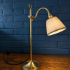 Rewiring a vintage brass desk lamp